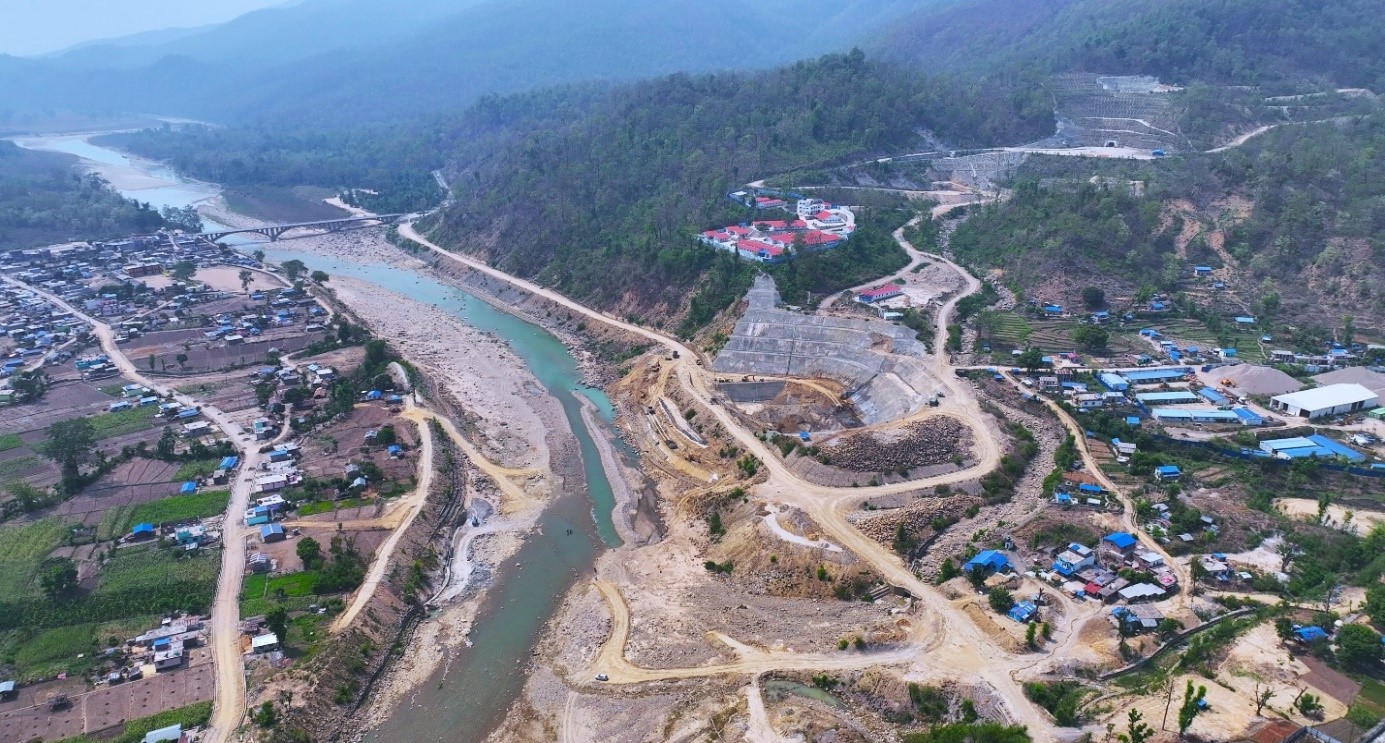 Territoire fluvial et infrastructures observés depuis les airs